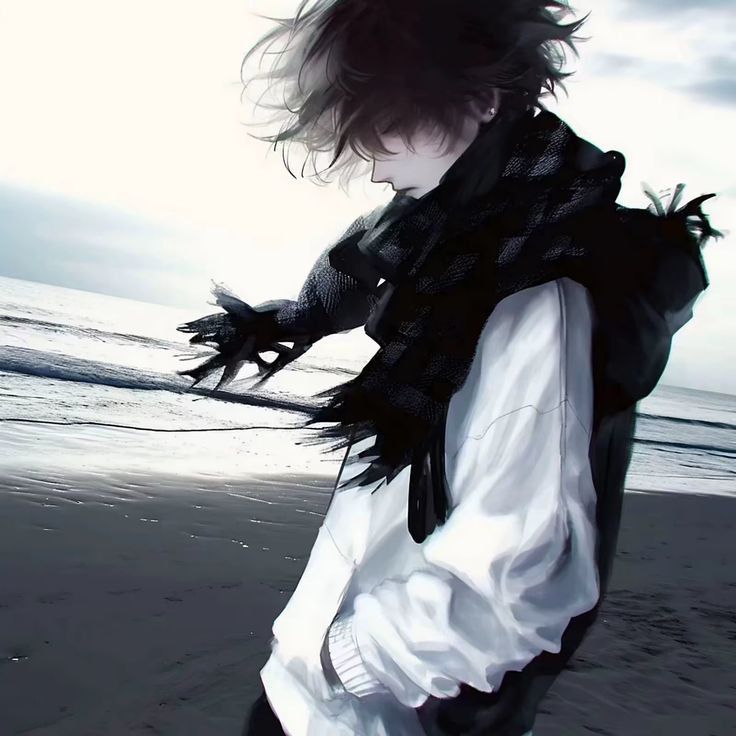 Avatar Đen Trắng Buồn 12