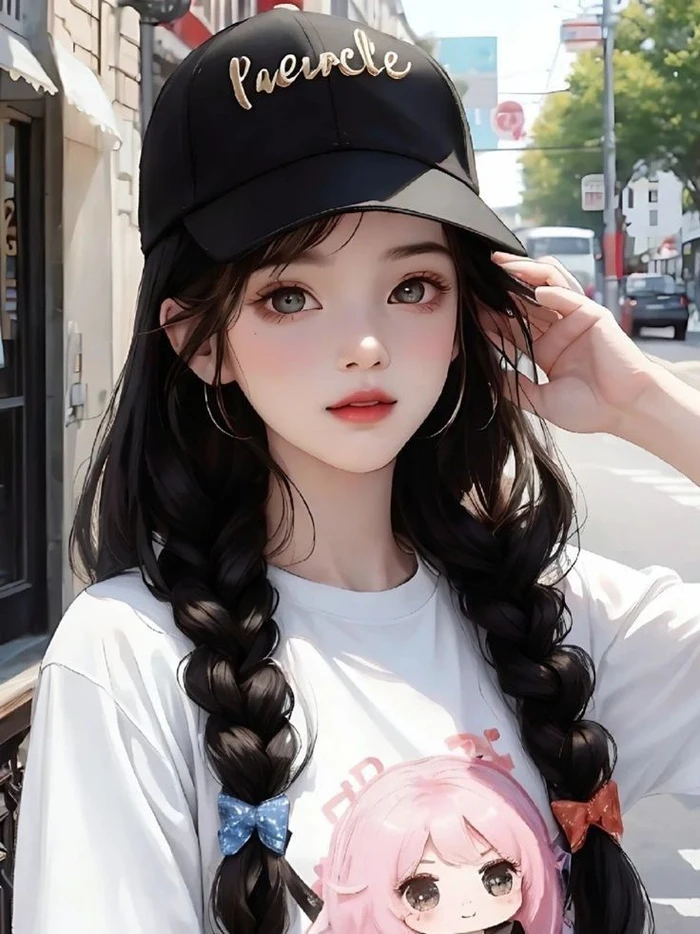 Cute Cartoon Girl Photos for WhatsApp DP 34