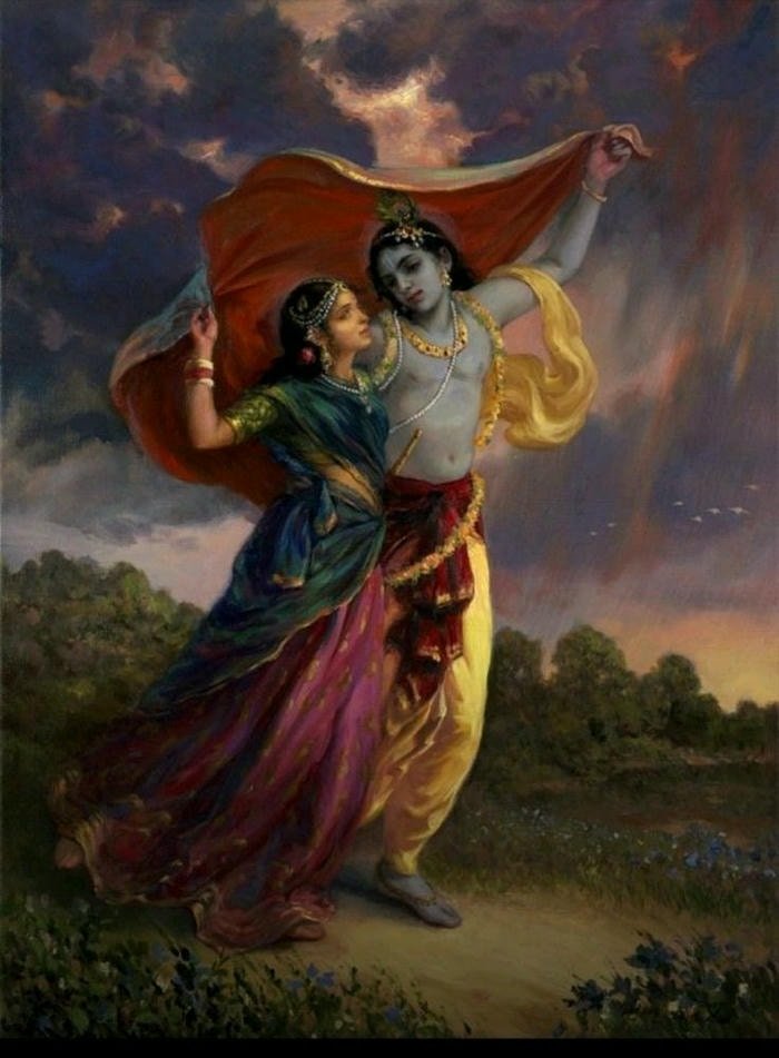 Beautiful radha krishna aesthetic 31