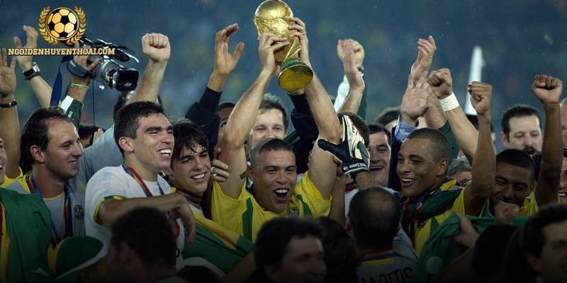 Brazil trong top đội vô địch The FIFA World Cup nhiều nhất