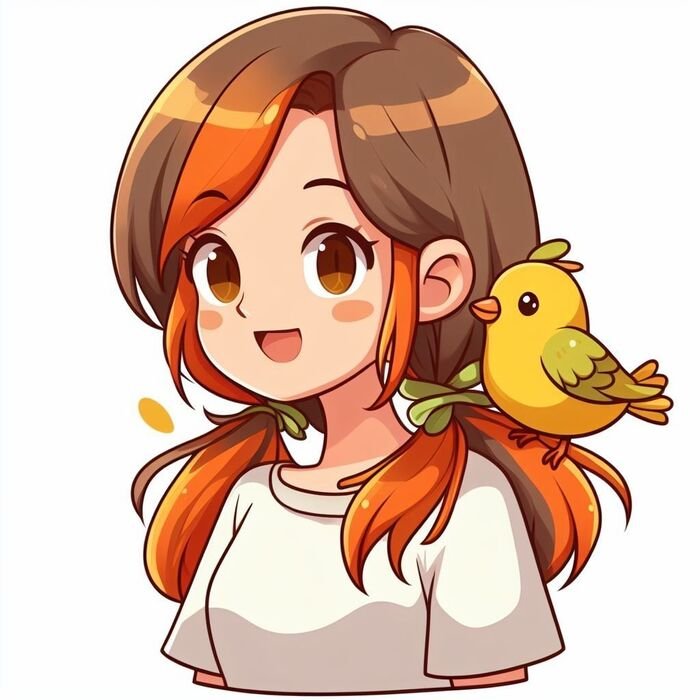 Cute Cartoon Girl Photos for WhatsApp DP 1