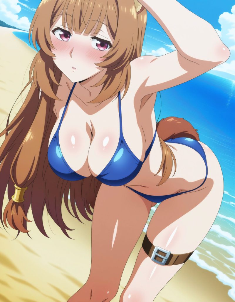 ảnh gái anime mặc bikini 28