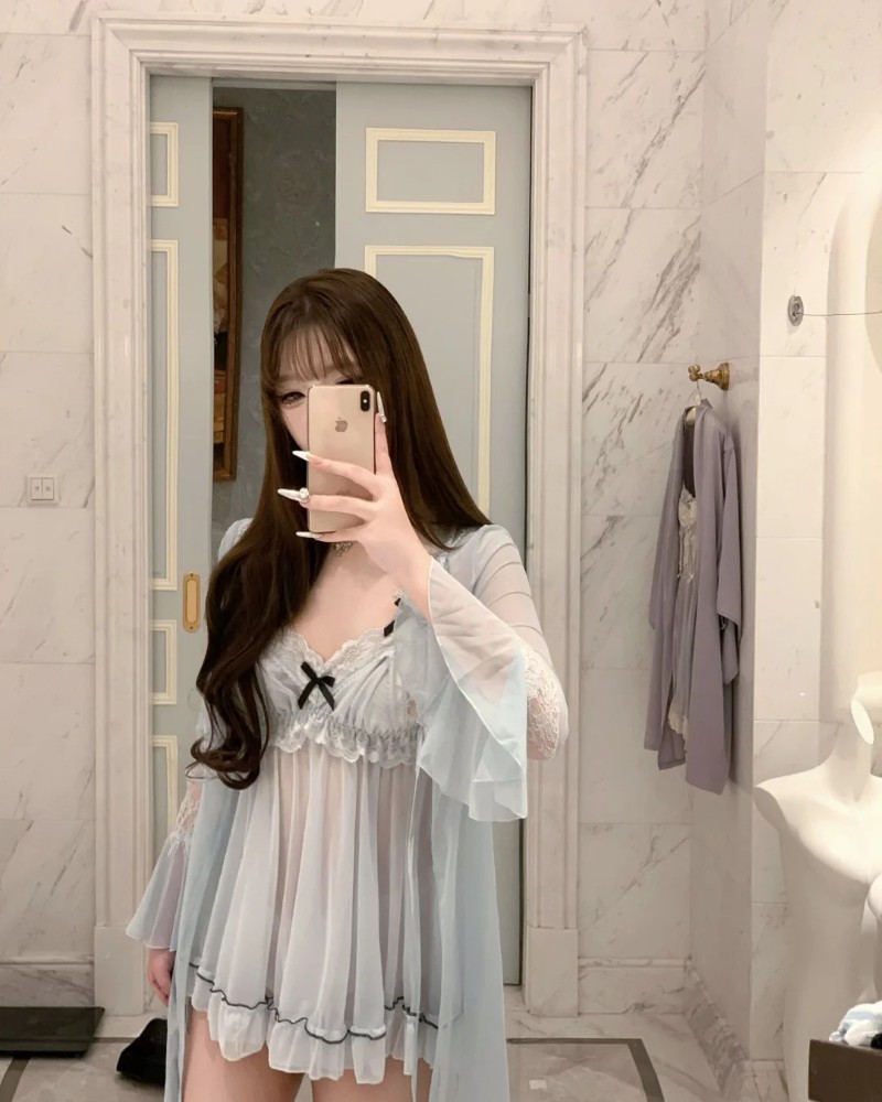 ảnh gái đẹp mặc đồ ngủ 3