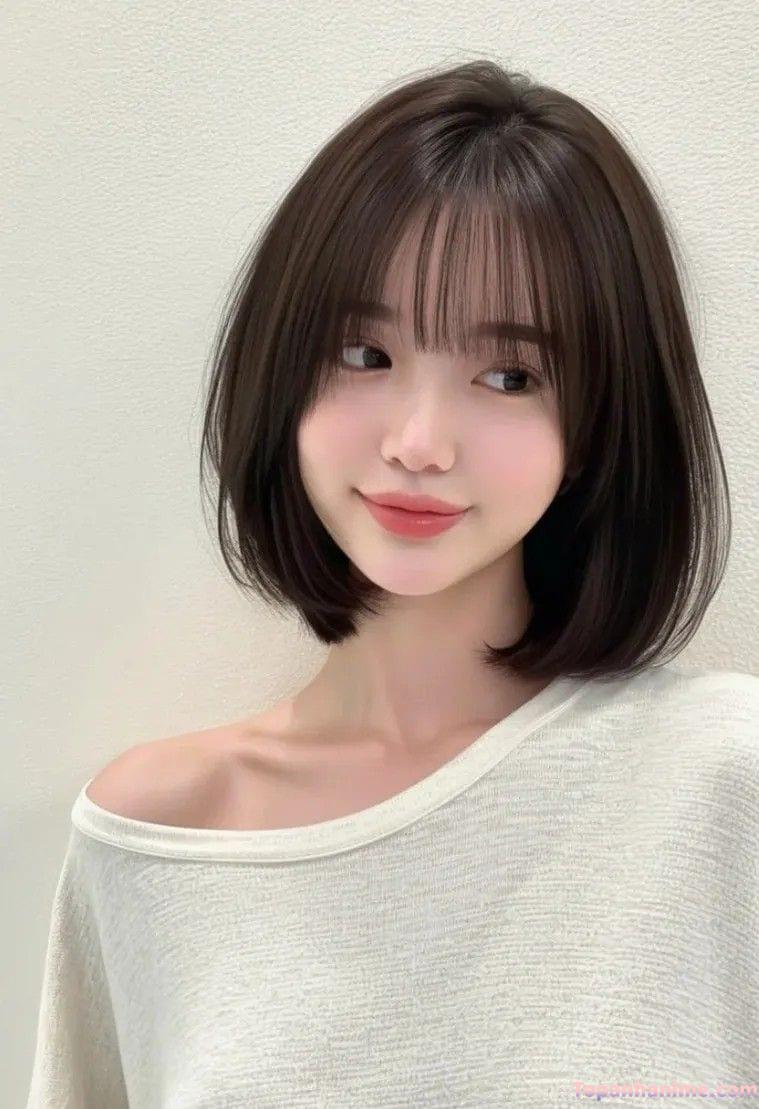 Ảnh gái xinh tóc ngang vai 2k3 27