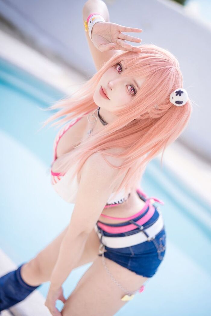 ảnh gái xinh cosplay mặc bikini 19