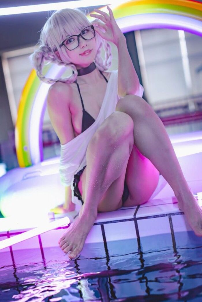 ảnh gái xinh cosplay mặc bikini 25