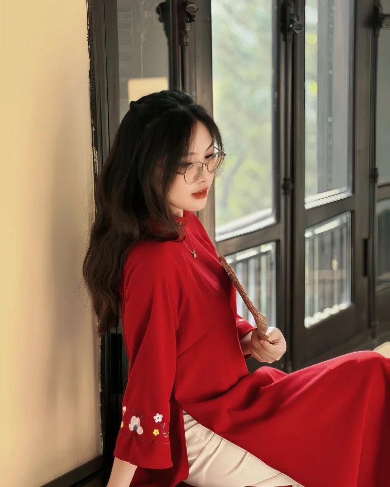 gái xinh mặc áo dài 22