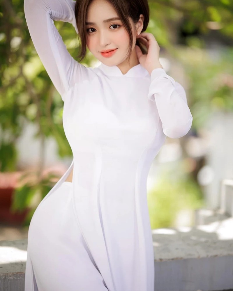 gái xinh mặc áo dài 41