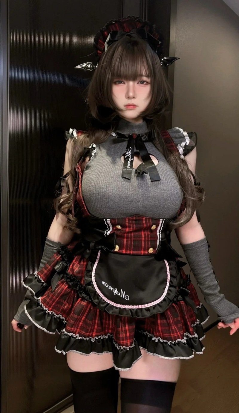 ảnh gái xinh mặc đồ hầu gái 38