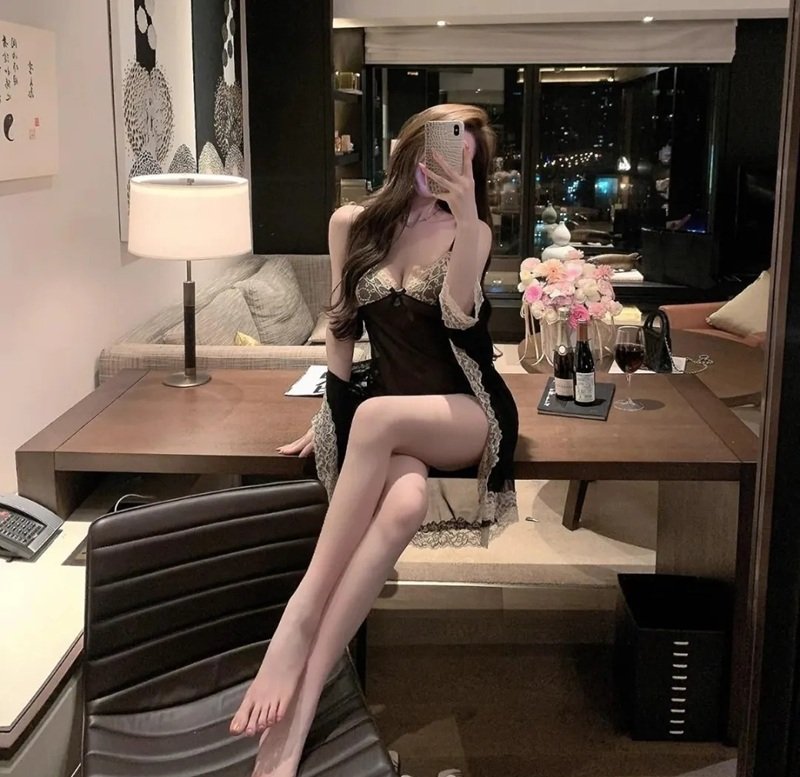 ảnh gái xinh mặc đồ ngủ 30