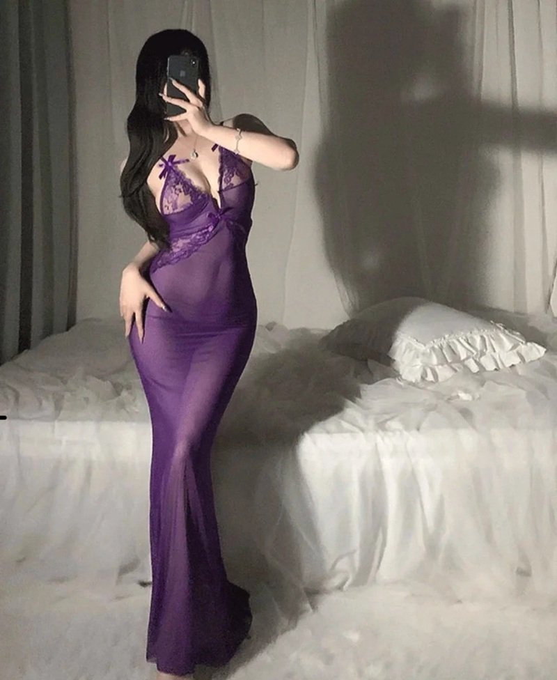 ảnh gái xinh mặc đồ ngủ 35