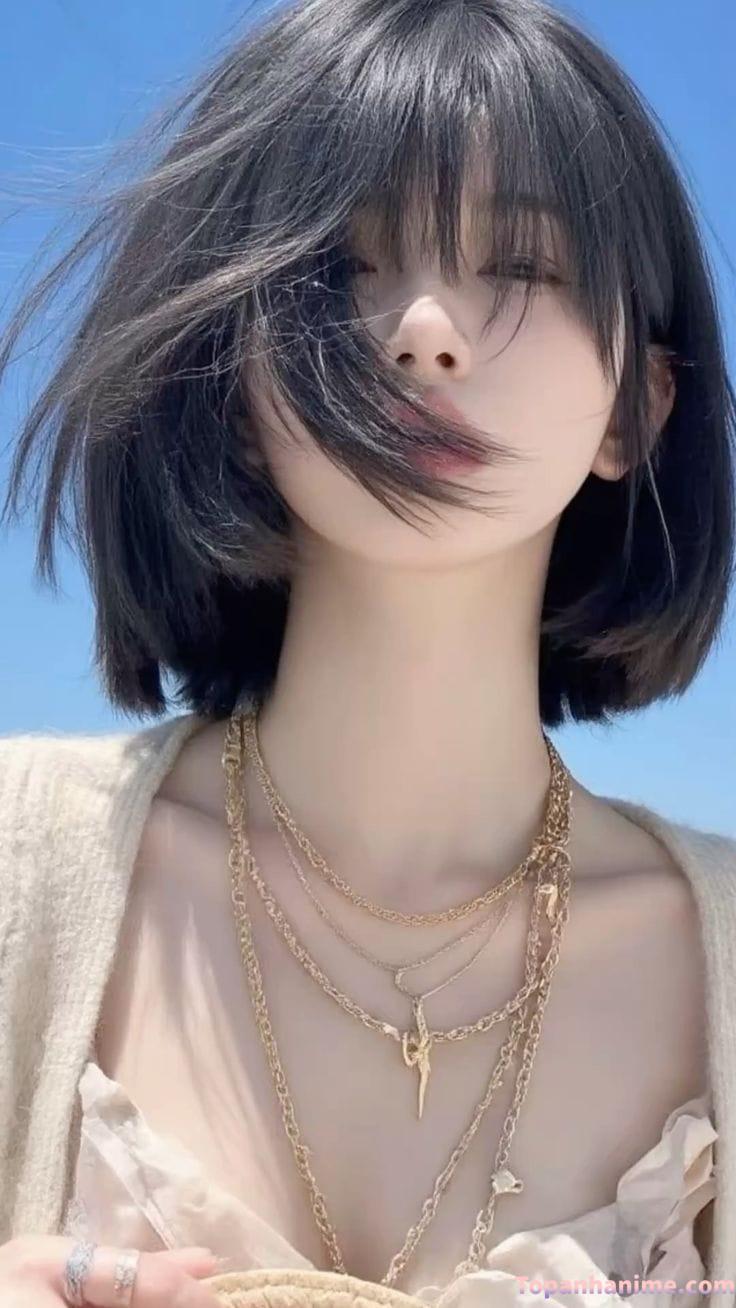 Ảnh gái xinh tóc ngang vai 2k3 28