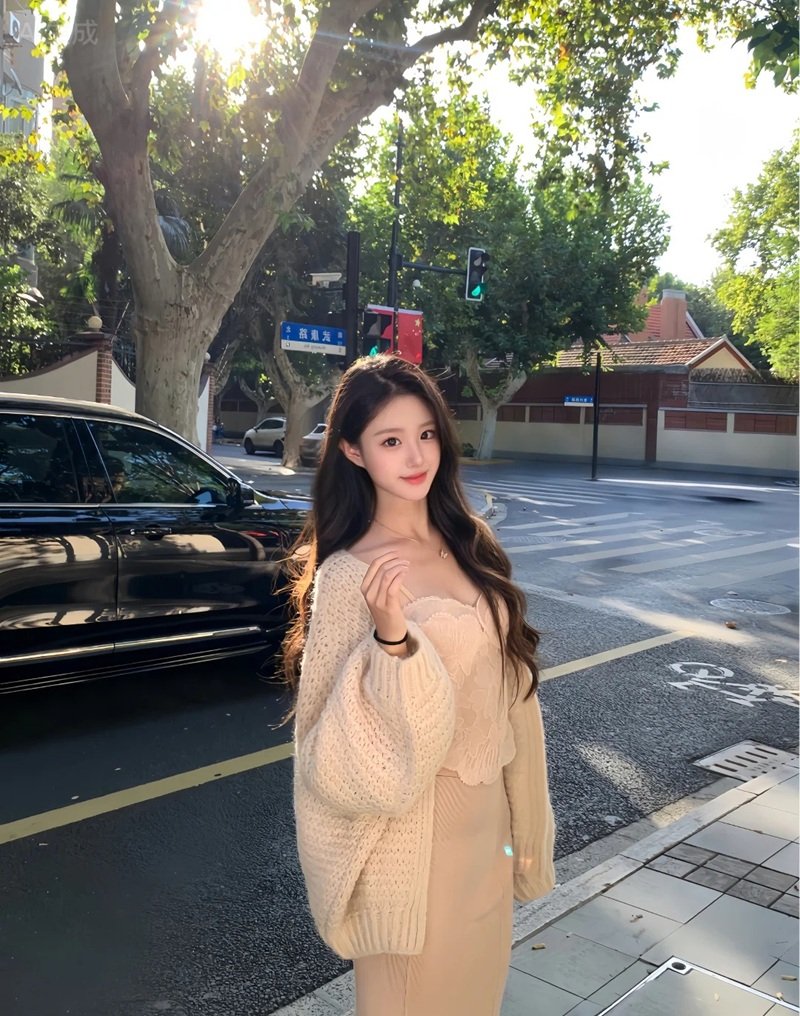 ảnh gái xinh tóc dài 12