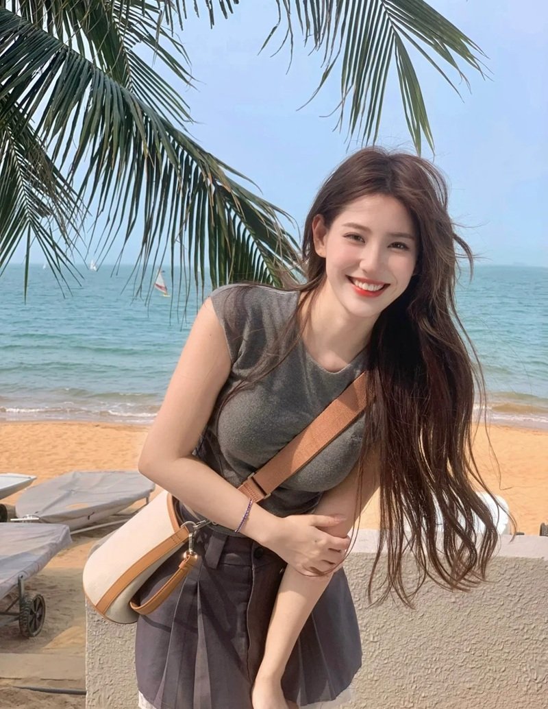 ảnh gái xinh tóc dài 25