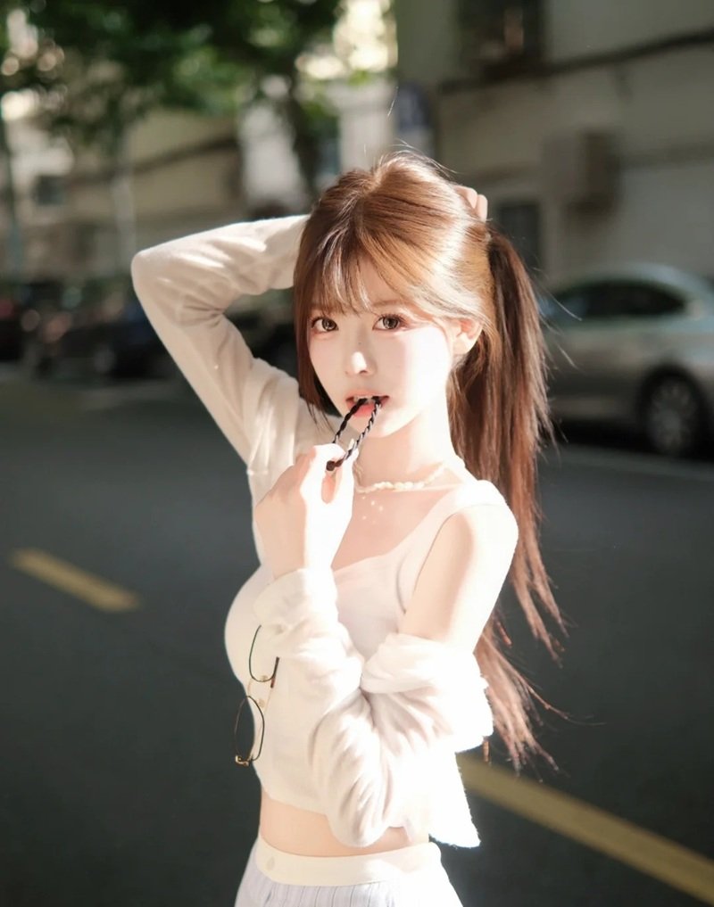 ảnh gái xinh tóc dài 39