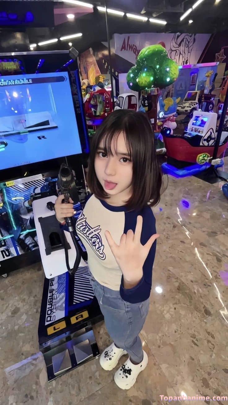 Ảnh gái xinh tóc ngang vai 2k3 8