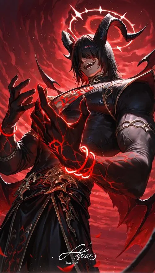 Hình Ảnh Ác Quỷ Nam Anime Ngầu 14