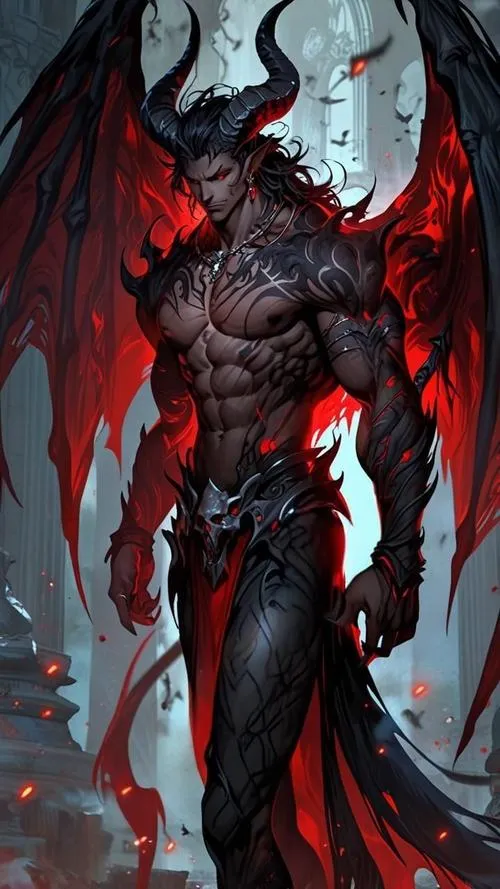 Hình Ảnh Ác Quỷ Nam Anime Ngầu 29