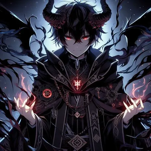 Hình Ảnh Ác Quỷ Nam Anime Ngầu 44