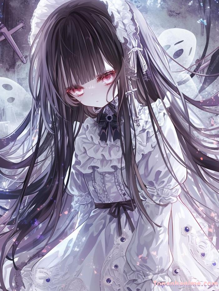 Ảnh anime girl lạnh lùng cá tính 26