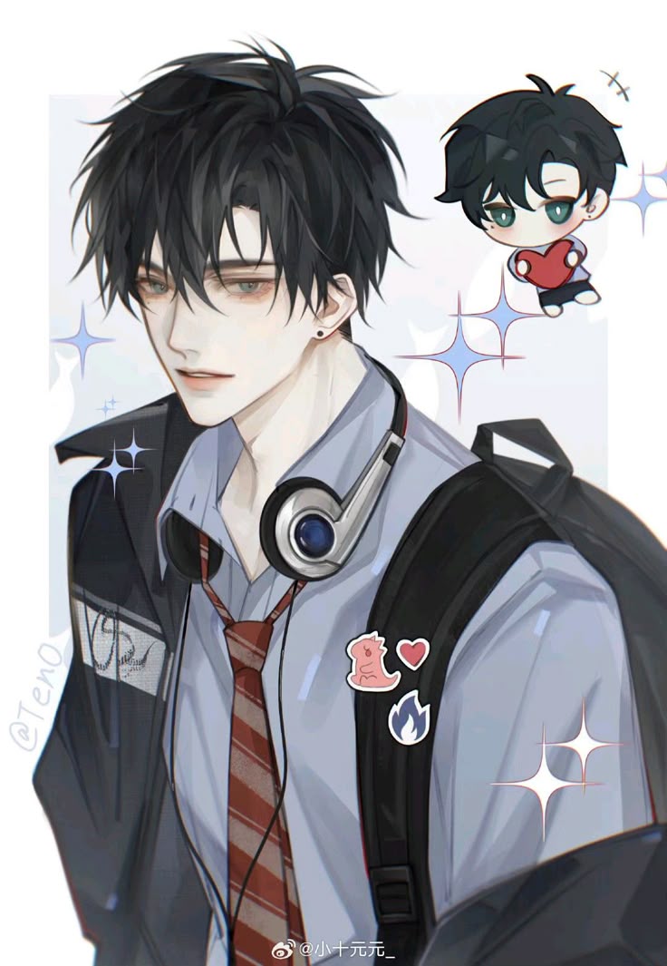 Hình Ảnh Anime Học Sinh Nam 14