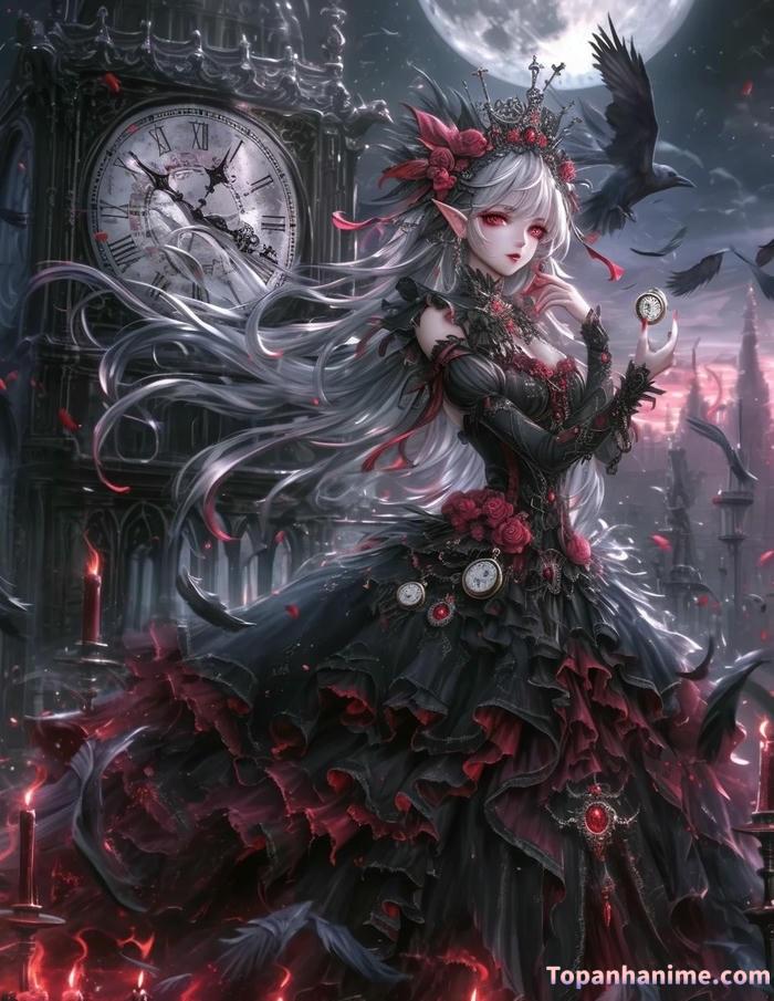 Ảnh anime girl lạnh lùng cá tính 33