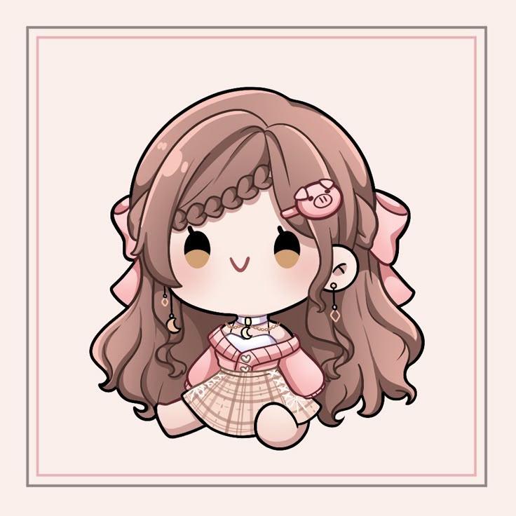 Hình Ảnh Chibi Nữ Cute Đơn Giản 18