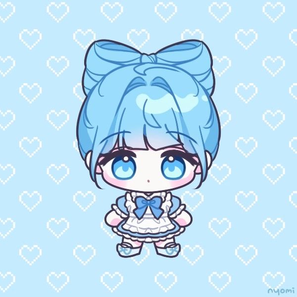 Hình Ảnh Chibi Nữ Cute Đơn Giản 11