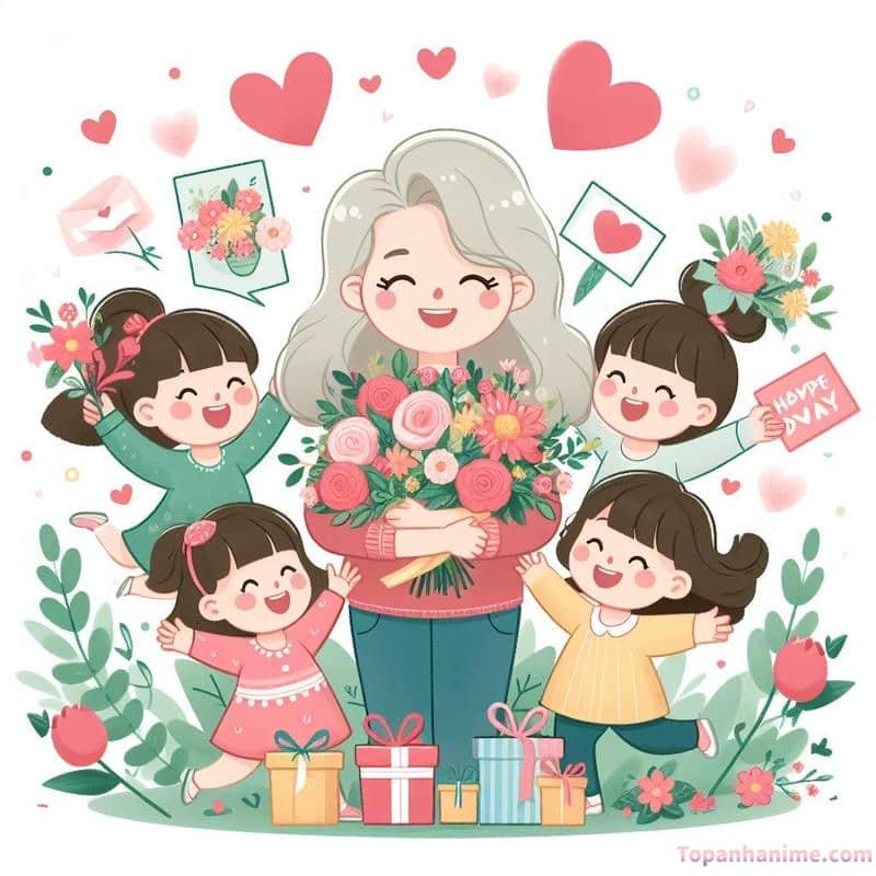 Hình ảnh cô giáo chibi 6