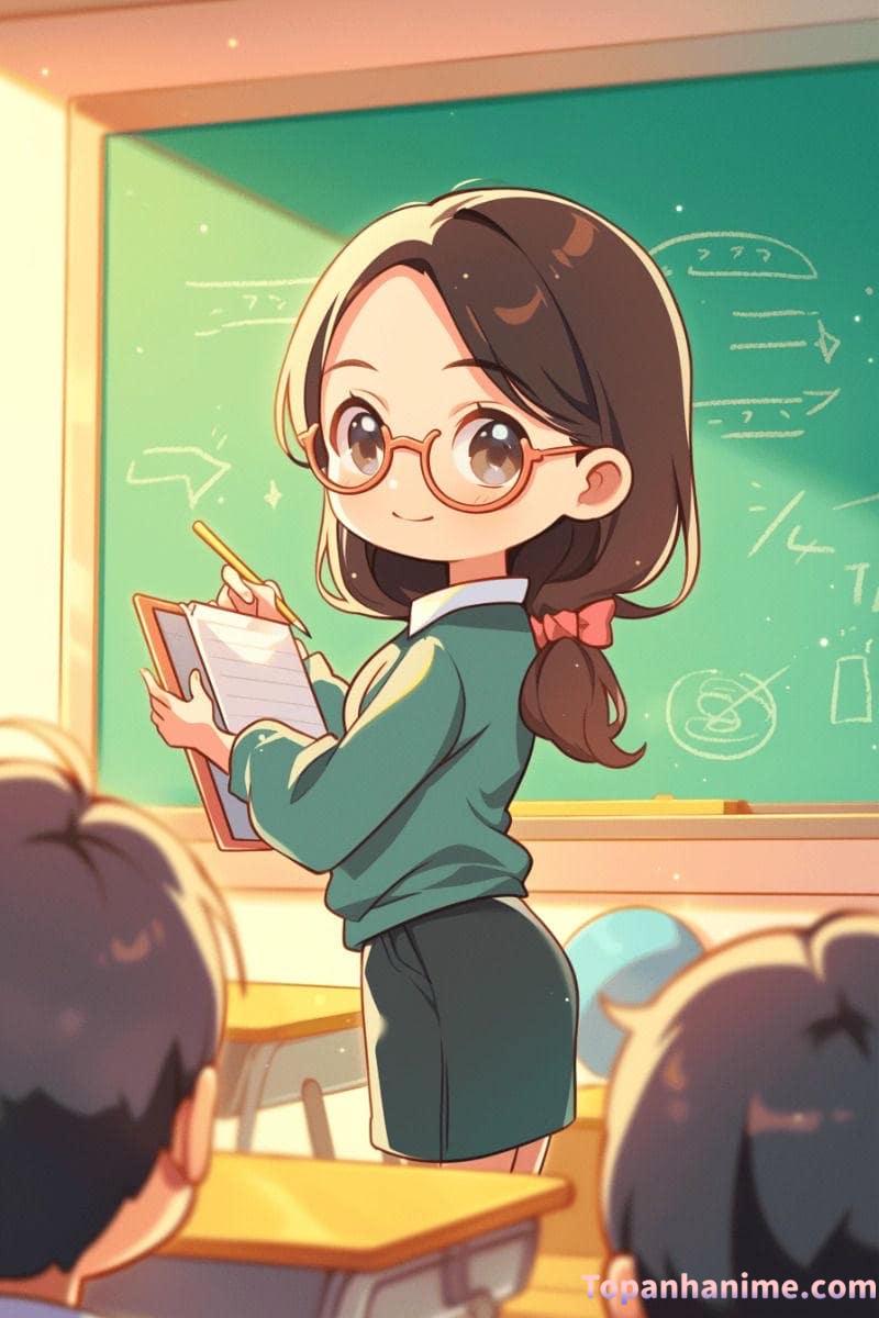 Hình ảnh cô giáo chibi 19