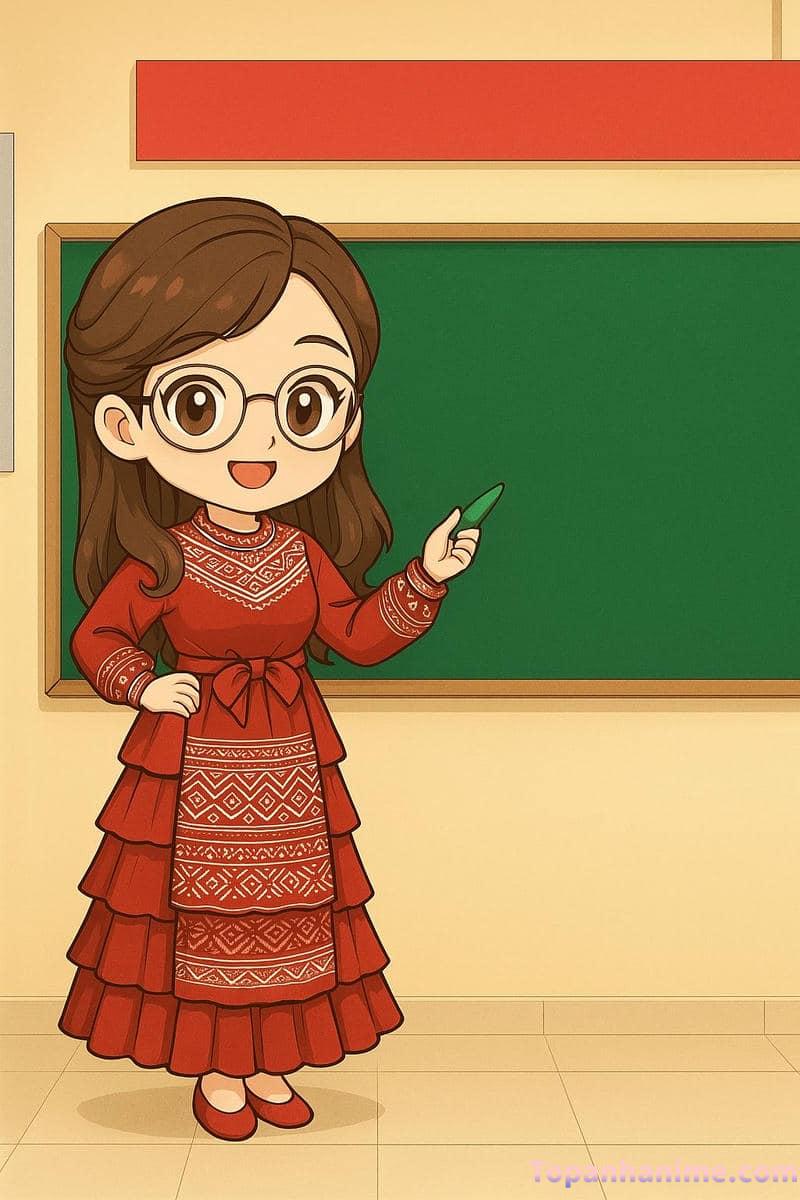 Hình ảnh cô giáo chibi 20