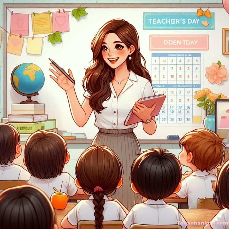 Hình ảnh cô giáo chibi 25