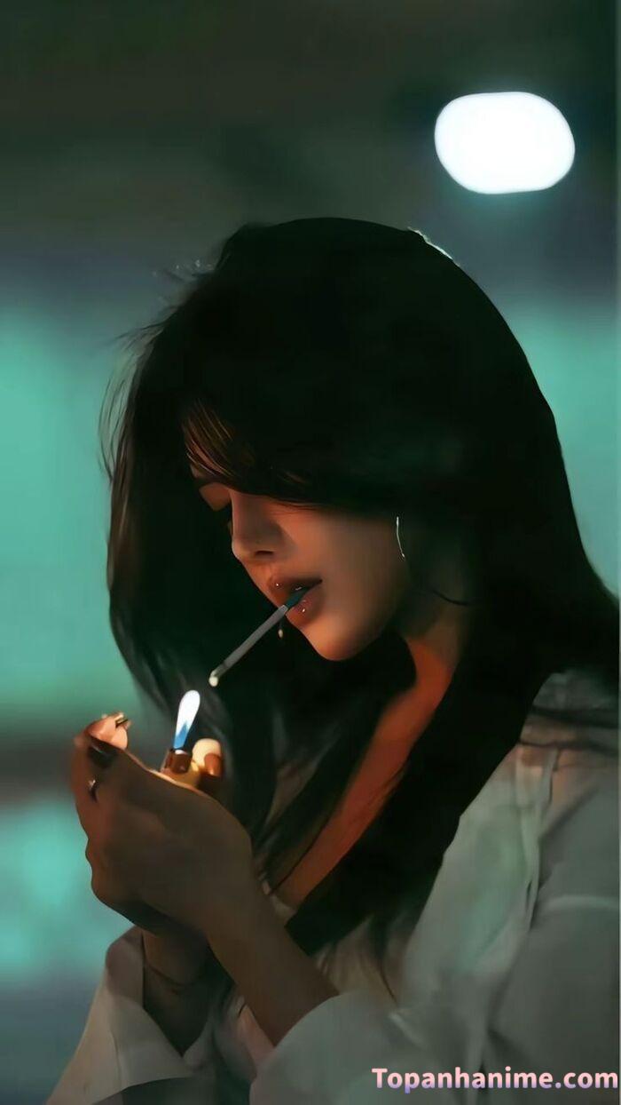 ảnh con gái hút thuốc 39