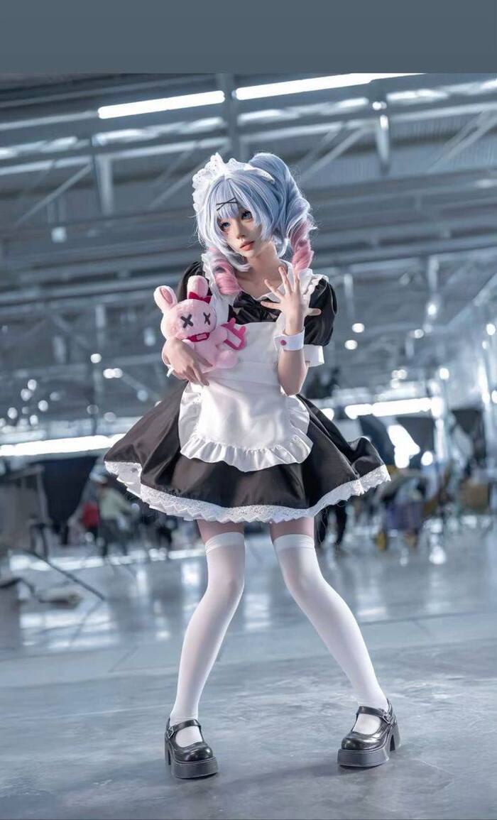 ảnh cosplay hầu gái 30