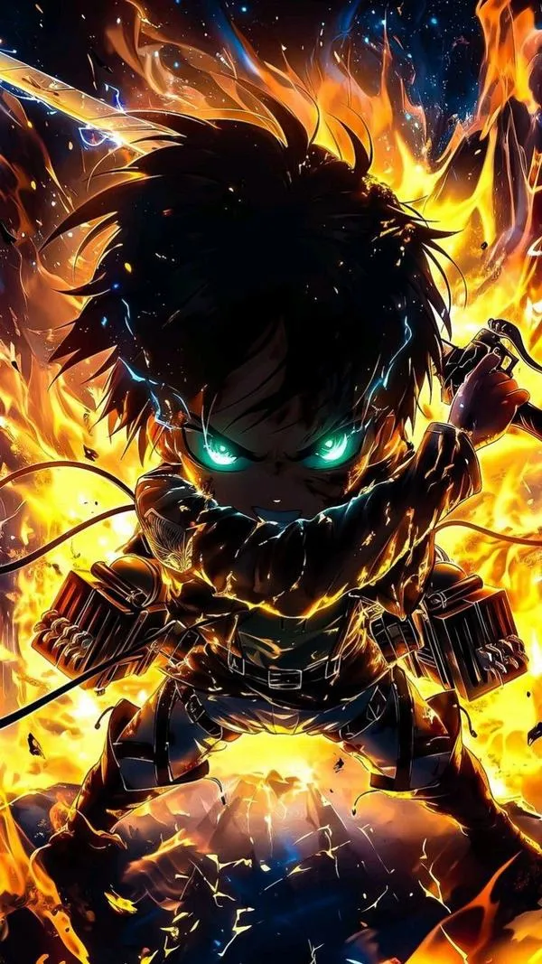 Hình Ảnh Eren Yeager ngầu 6