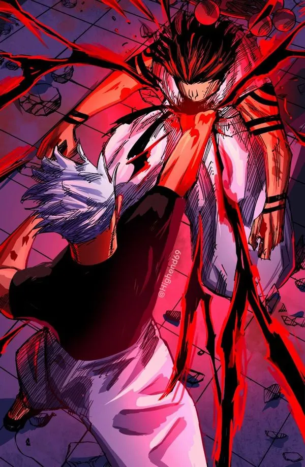 Hình Ảnh Gojo vs Sukuna ngầu 13