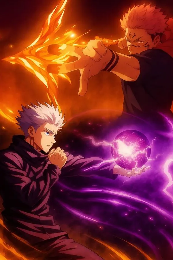 Hình Ảnh Gojo vs Sukuna ngầu 56