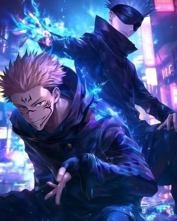 Hình Ảnh Gojo vs Sukuna ngầu 57