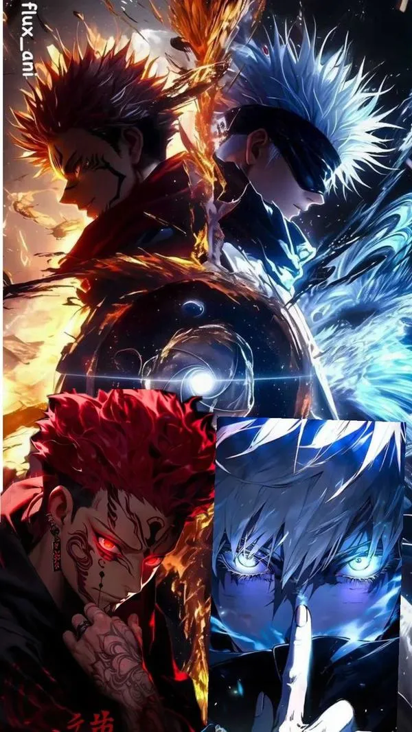 Hình Ảnh Gojo vs Sukuna ngầu 8