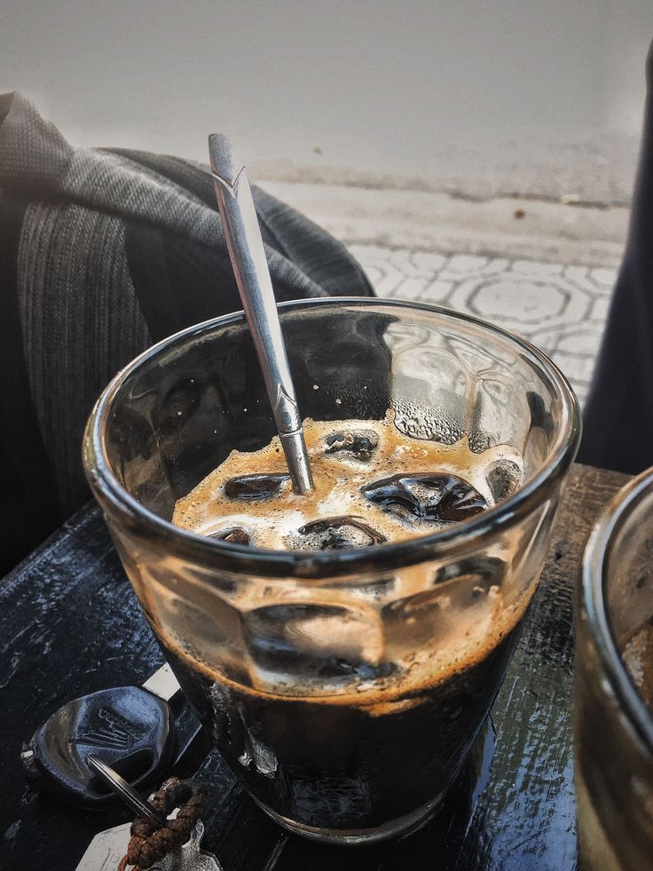 Hình Ảnh Ly Cafe Đen Đá 7