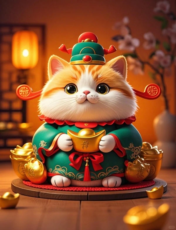 hình ảnh mèo thần tài 19