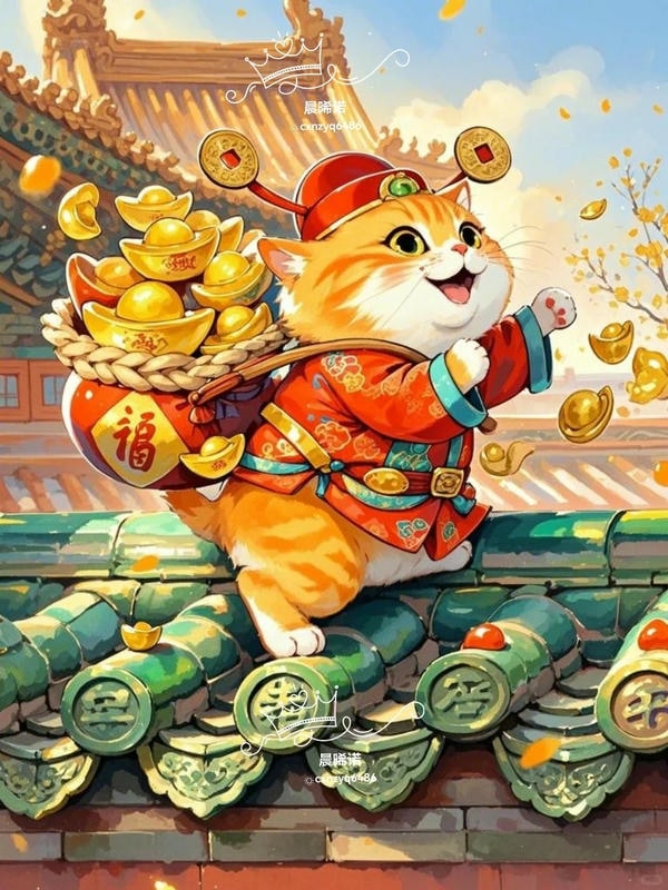 hình ảnh mèo thần tài 30