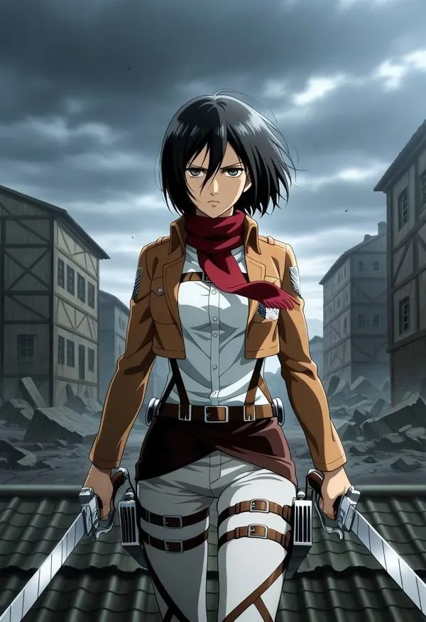 Hình Ảnh Mikasa Ackerman 53