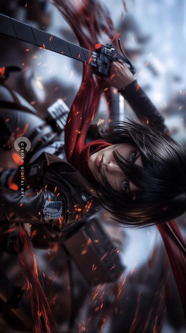 Hình Ảnh Mikasa Ackerman 61