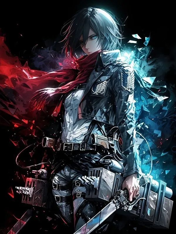 Hình Ảnh Mikasa Ackerman 13