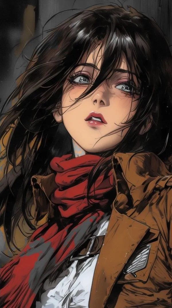 Hình Ảnh Mikasa Ackerman 15