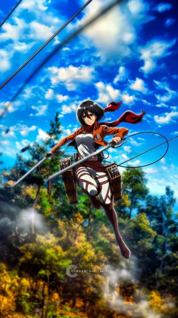 Hình Ảnh Mikasa Ackerman 9