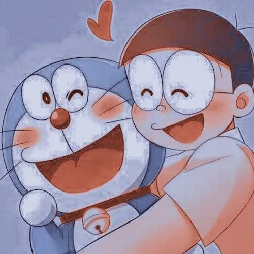 Hình Ảnh Nobita và Doremon cute 46