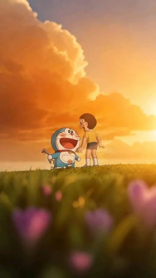Hình Ảnh Nobita và Doremon cute 70