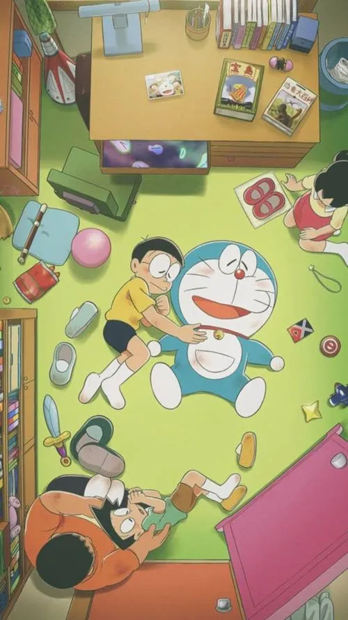 Hình Ảnh Nobita và Doremon cute 4